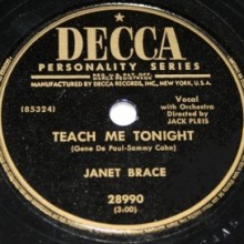 Janet Brace – Teach Me Tonight